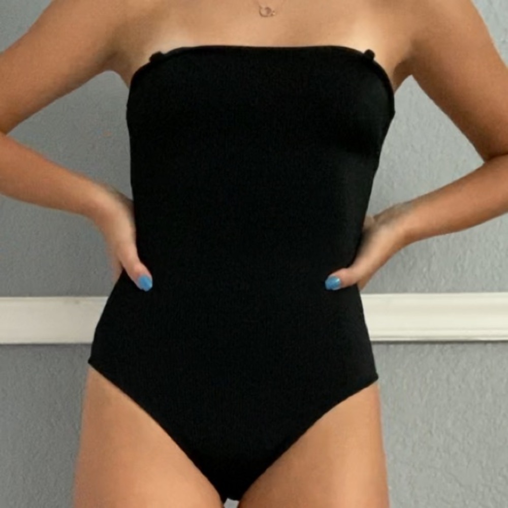 RIBBED ONE PIECE SWIMSUIT